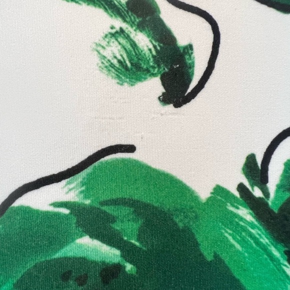 Rickie Freeman Terri Jon - Green Floral Dress Sz10 - Picture 8 of 12